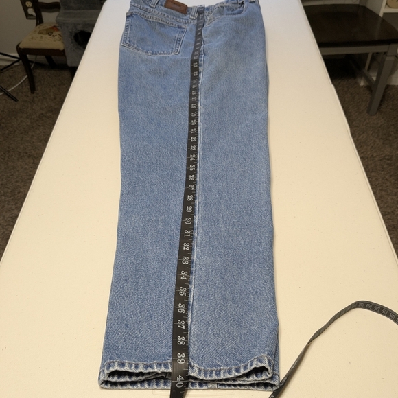 L.L. Bean comfort elastic waist denim jeans 38x30 - Picture 6 of 17